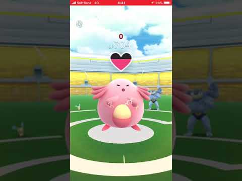ポケモンGO  カモネギでジムバトル