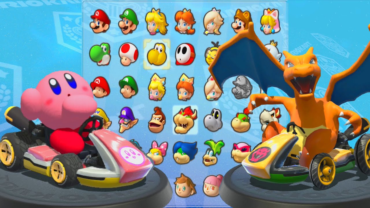 【マリオカート8デラックス】カービィとリザードンでNintendo Switch の最高のレーシング ゲーム @JinnaGamingg