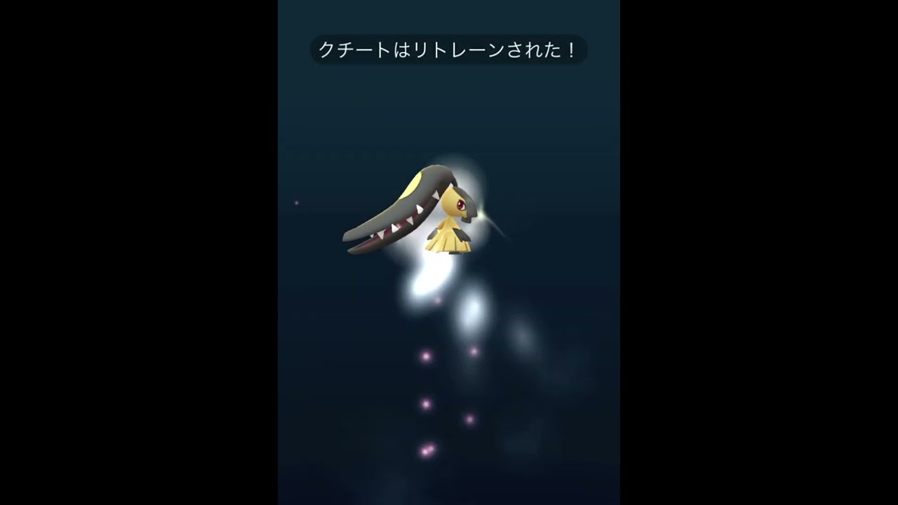 クチートのリトレーン　個体値の変化✨　#pokemongo #ポケモンgo #pokmongo #pokemon #pokemongame #mobilegame
