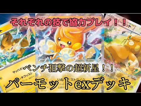 マナフィ対策ポケモンとも相性バッチリ⁉︎ベンチ狙撃の超新星！パーモットex！