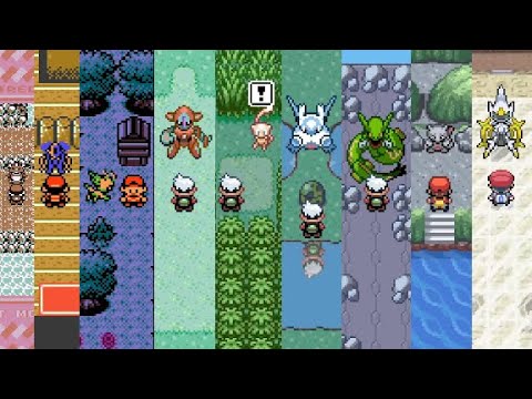 【初代～プラチナ】全伝説・幻ポケモン登場シーン【赤・緑／金・銀・クリスタル／ルビー・サファイ・アエメラルド／ファイヤレッド・リーフグリーン／ダイヤモンド・パール・プラチナ／ポケットモンスター】