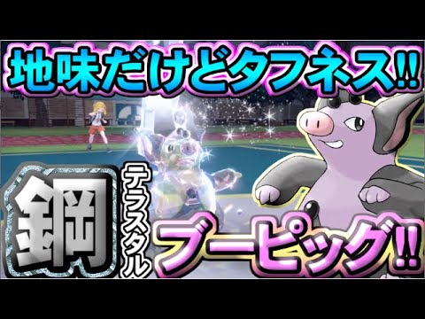 【ポケモンSV】SV復帰ポケモン屈指の空気枠？鋼テラスタルブーピッグの逆襲!!【ゆっくり実況】