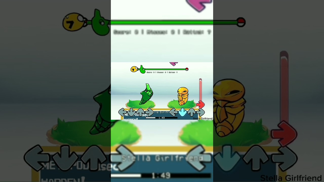 Metapod Vs Kakuna (Pokémon) - Friday Night Funkin - #fridaynightfunkin #shorts #fnf #fnfmods