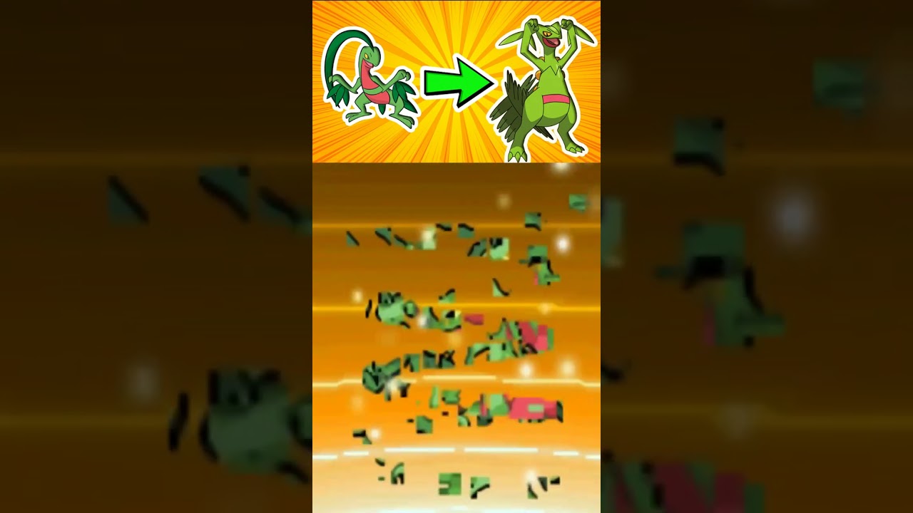 WTF!! Grovyle  Evolving in Sceptile #pokemon #grovyle #sceptile #grovyleevolution