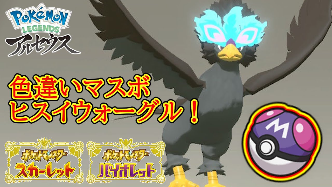 【ポケモンSV】マスボ色違いヒスイウォーグルが欲しい！【ゆっくり実況】