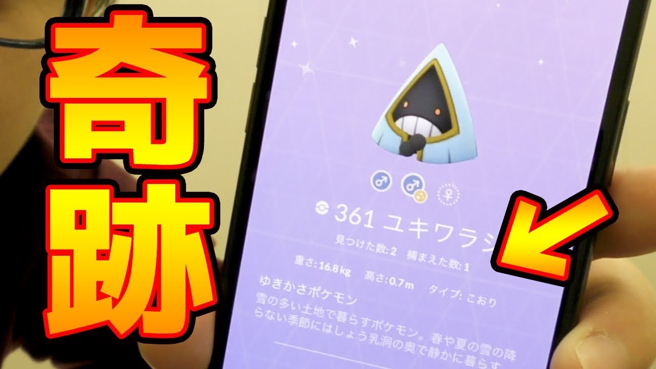 1匹目に色違いユキワラシを引き当てた男、現る【ポケモンGO】