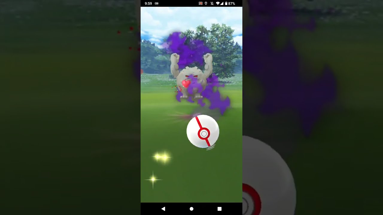 ポケモンGO「ソロレイドでリトレーンされたゴローニャ（普通）に進化するまで」