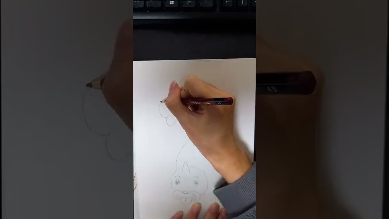 【初代151匹】ポケモン描けるかな？ 【11匹目 パウワウ Seel】 #Shorts