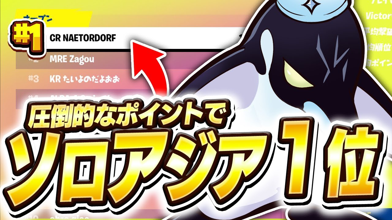 ソロキャッシュカップ決勝1位！【フォートナイト / FORTNITE】