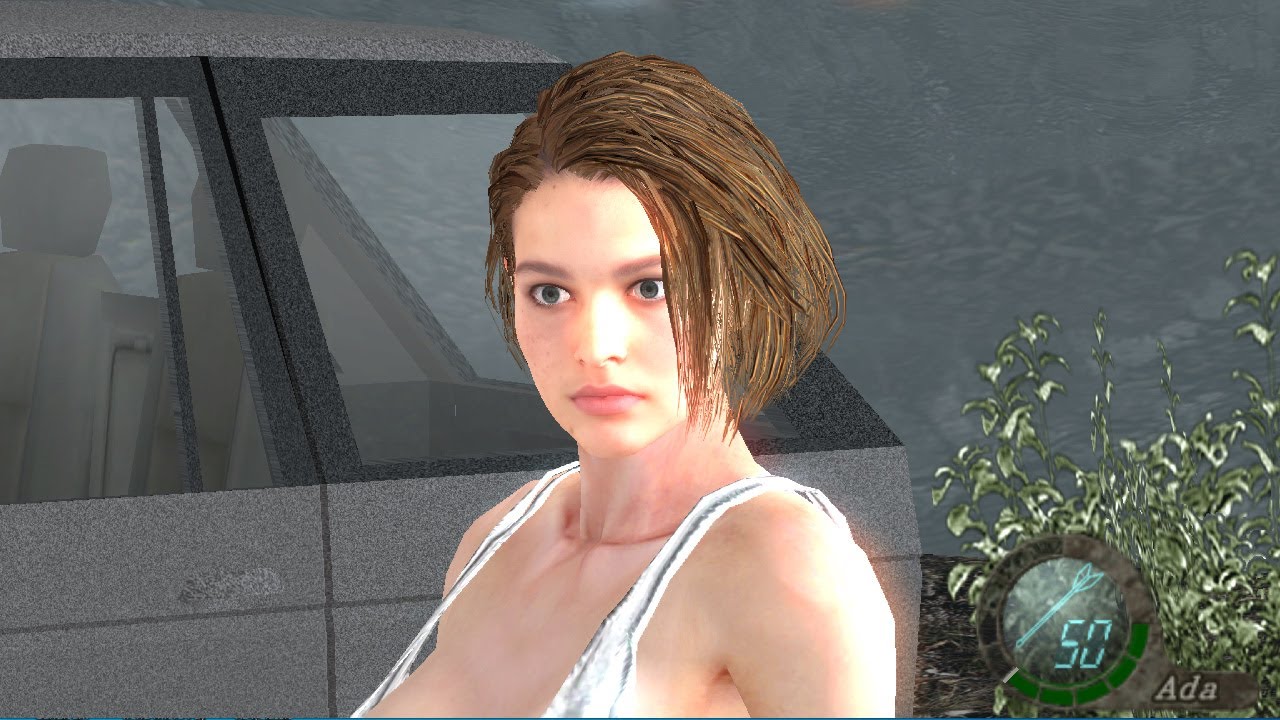 [Resident Evil 4 mod] Jill with her shirt torn by zombies