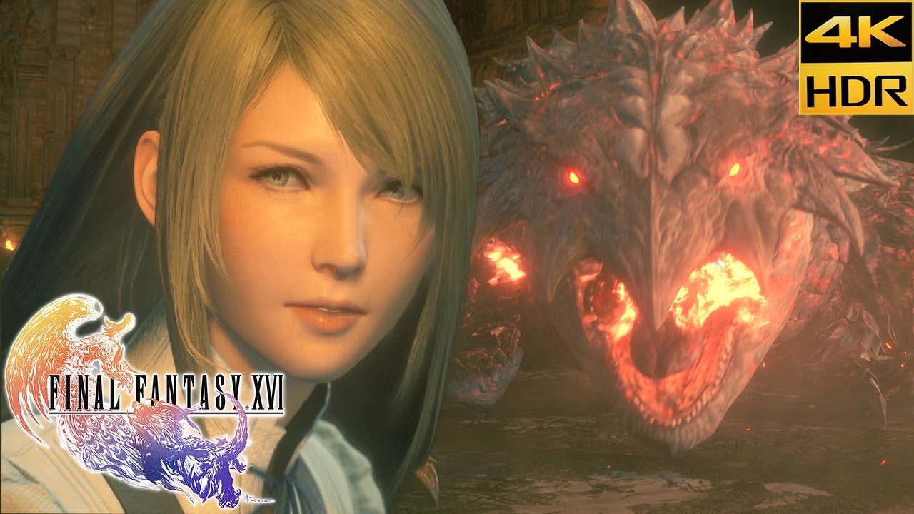 【FF16】高難易度FFチャレンジ ノーダメージ攻略 ボス戦「アカシックモルボル・フレイムリザード」氷華に舞う【FINAL FANTASY XVI】(4K HDR)