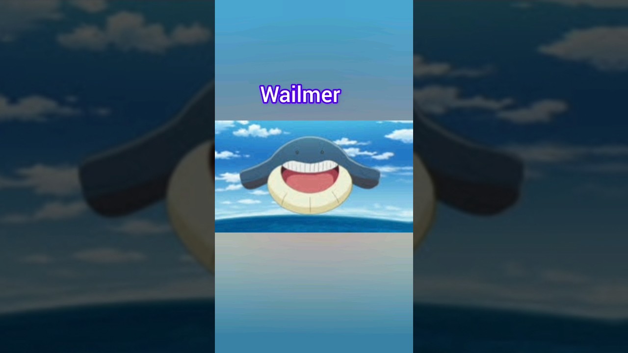 if wailord was real?| wailmer pokemon evolution #pokemon #1k