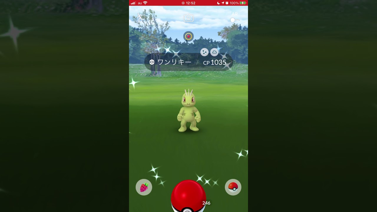 ［ポケモンGO］色違い GET→進化「ワンリキー→ゴーリキー→カイリキー」