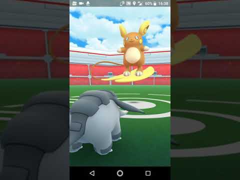 ポケモンGO「ソロレイドでライチュウ（アローラのすがた）をGETするまで」（7）