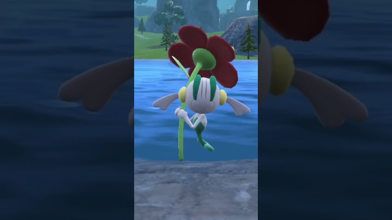 【ポケモンSV】自己満動画。フラエッテを観察したら思いのほか癒しだったw#shorts #short #ポケモン #ポケモンsv #pokemon