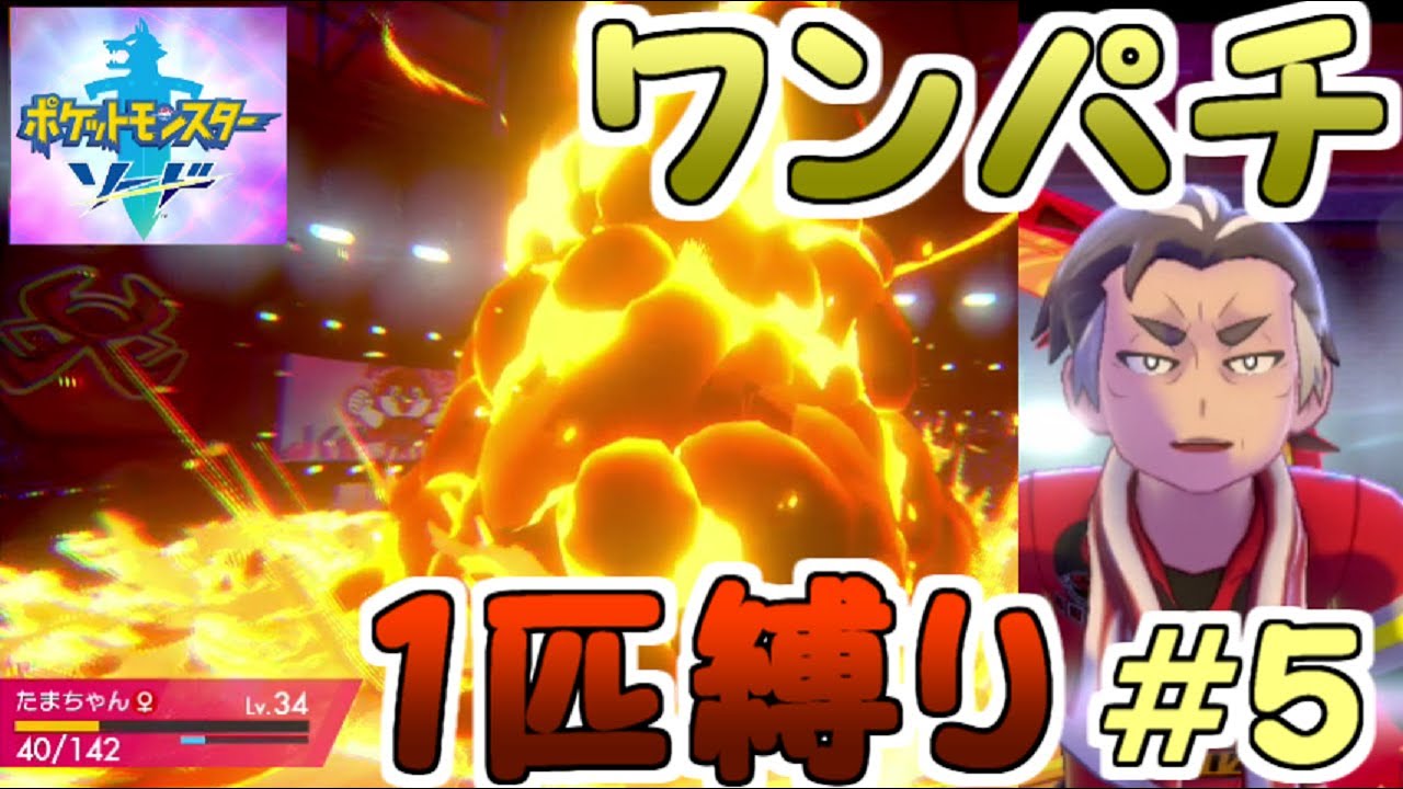 【実況】イヌヌワンが奇跡を起こした！？ワンパチ１匹だけでクリア!!【ポケモンソード】#5