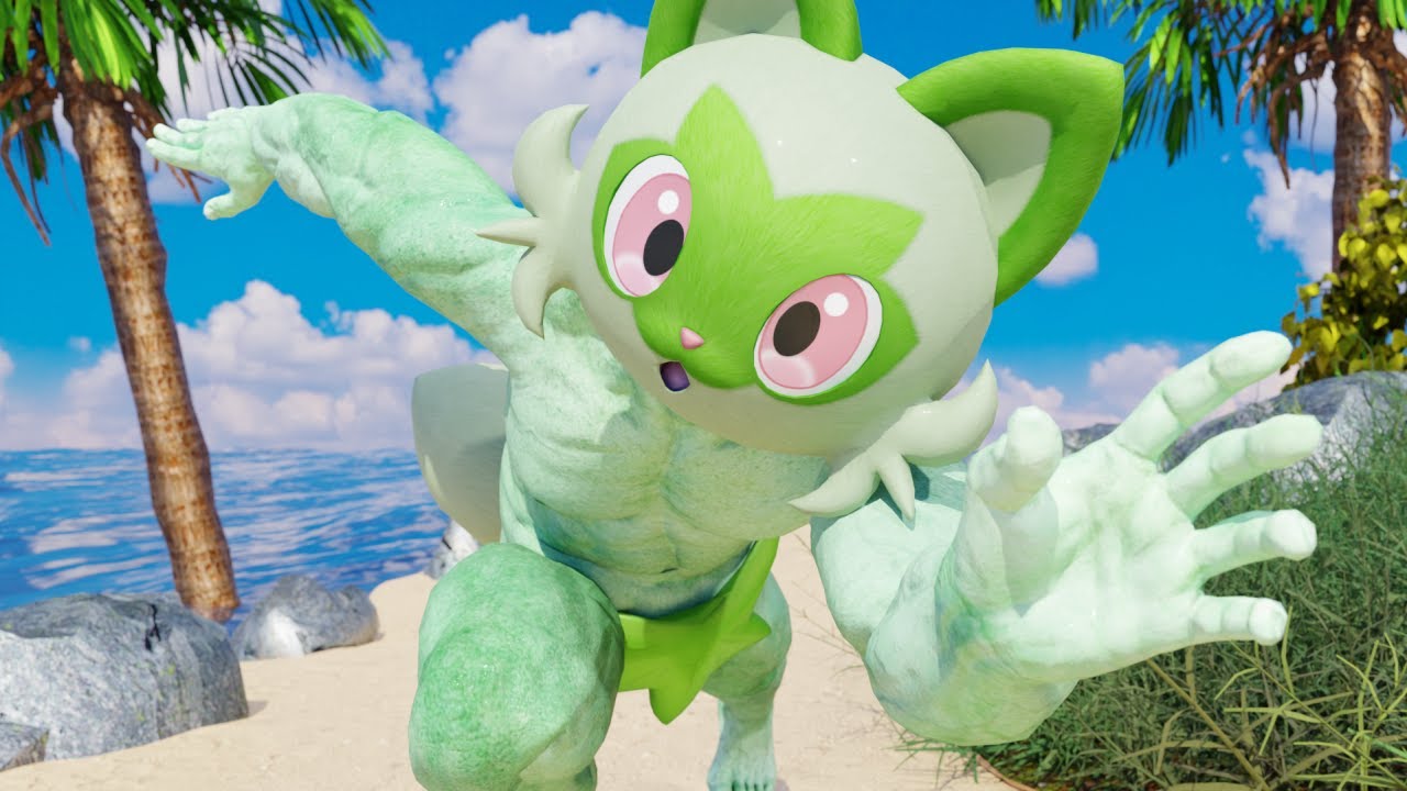 ニャオハは立つし踊ります【ポケモンSV】