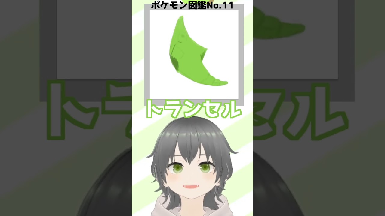 【お絵かき】図鑑No11.トランセル描いたんじゃ～！#ポケモン #イラスト #イラストメイキング #vtuber #新人vtuber #shorts #にこなかぐう