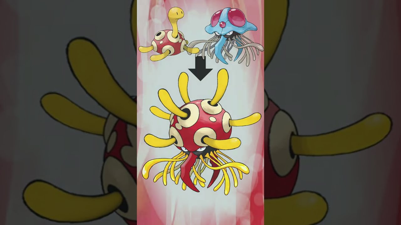 ドククラゲとツボツボ合成して作った可愛い(笑)ポケモン