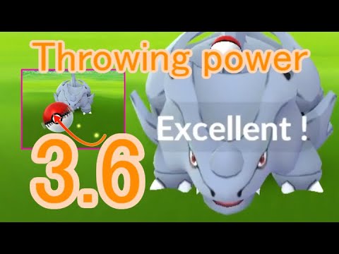 111 サイホーン (Rhyhorn) - Pokémon GO Excellent Throw
