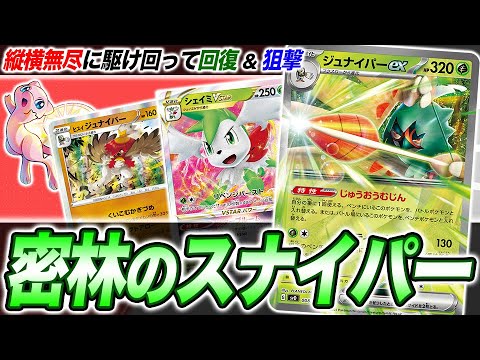 【ポケカ】回復と狙撃で相手を翻弄する「ジュナイパーex」をガチで組んで対戦してみた結果【exスタートデッキ】