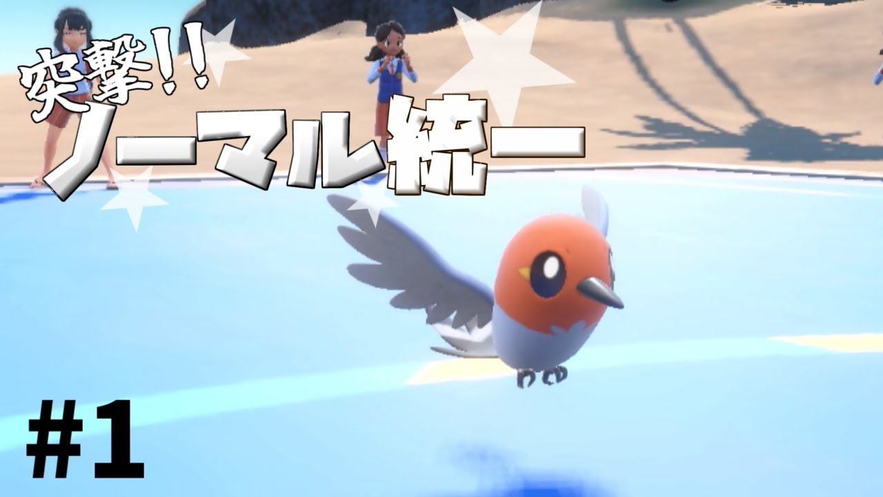 突撃！！ノーマル統一 #１ ～ヤヤコマ～【ポケモンSV】
