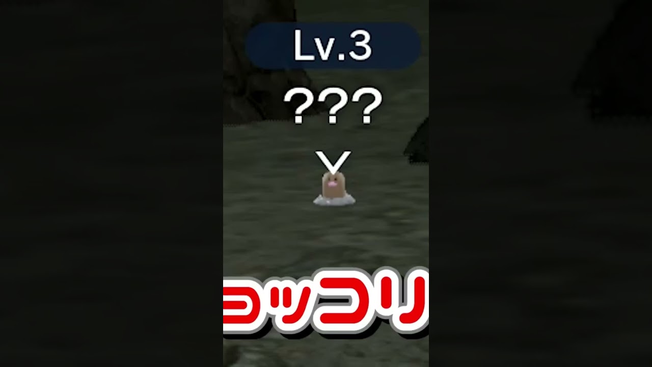 ディグダを知らないハピちゃんがつけた名前は？？？