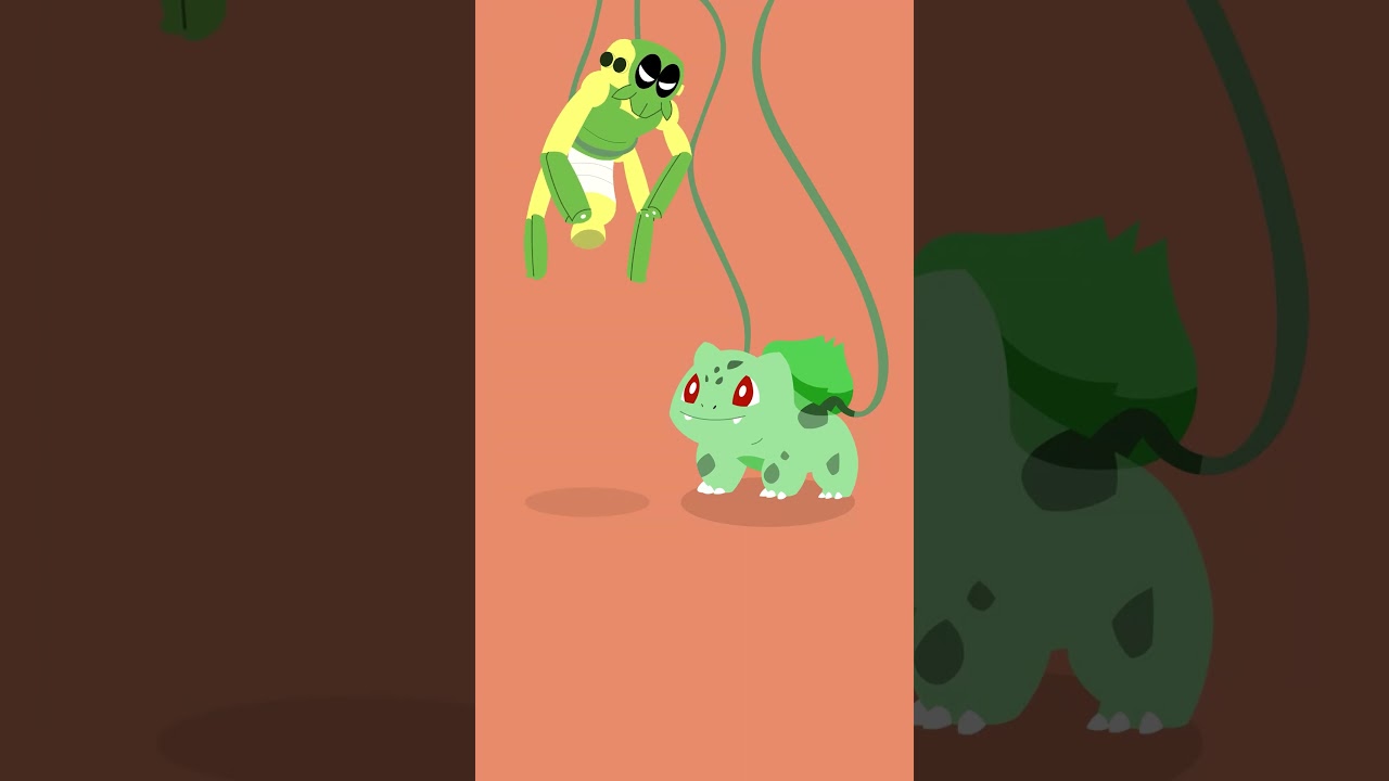 ワナイダー全国図鑑No.001[フシギダネ]#shorts