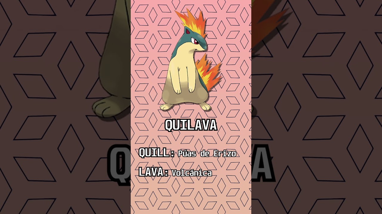 🌋 Etimología Pokémon: CYNDAQUIL, QUILAVA y TYPHLOSION 🌋
