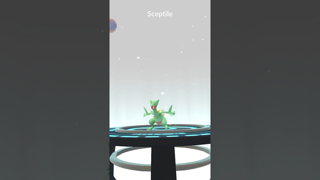 I evolved a sceptile || #pokemongo