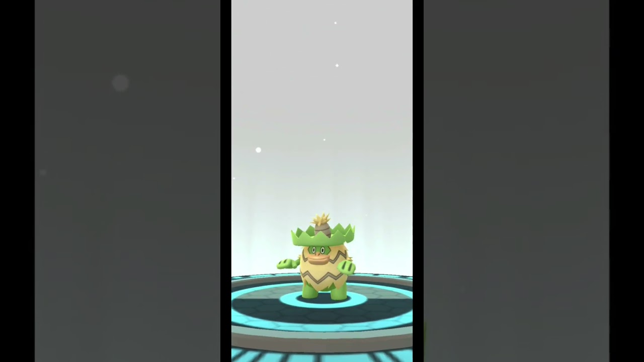 XXL Lombre evolves into...#Ludicolo  pokemongo #pokemon #grass #water  #xxl #hoenn #gen3 #evolve
