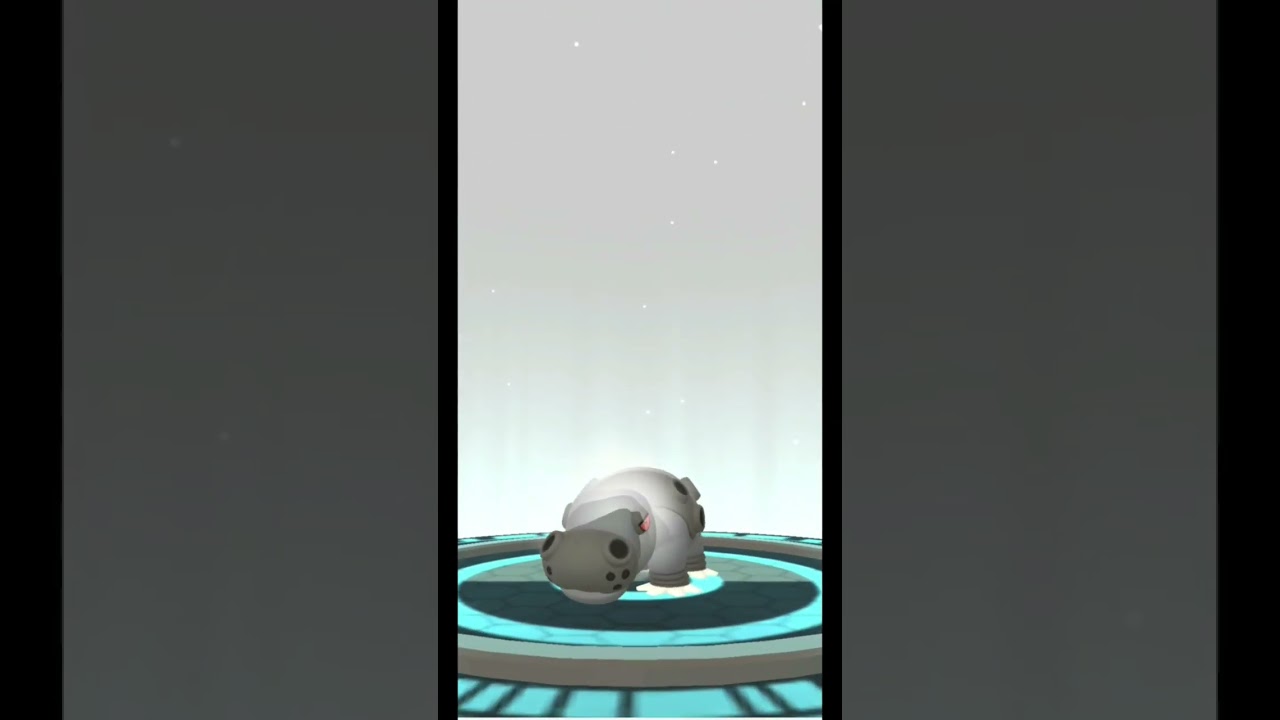 Hundo Hippopotas evolves into..... #Hippowdon #pokemon #pokemongo #hippo #hundo #100% #4star