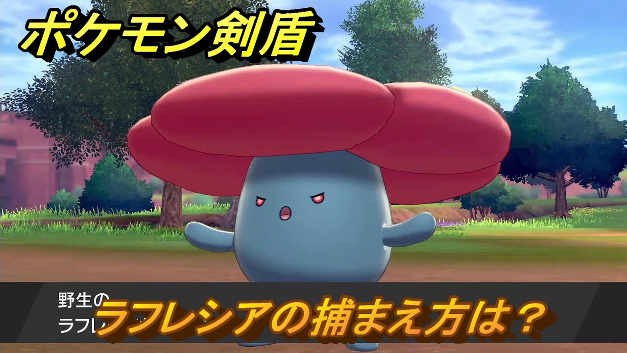 ポケモン剣盾　ラフレシアの出現場所は？オススメの場所は？天気は？ポケモン図鑑コンプへの道！　最新版【ポケモンソード・シールド】
