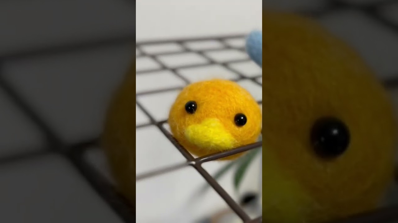 虚無っとモンスター　羊毛フェルト　ポケモン　アチャモ