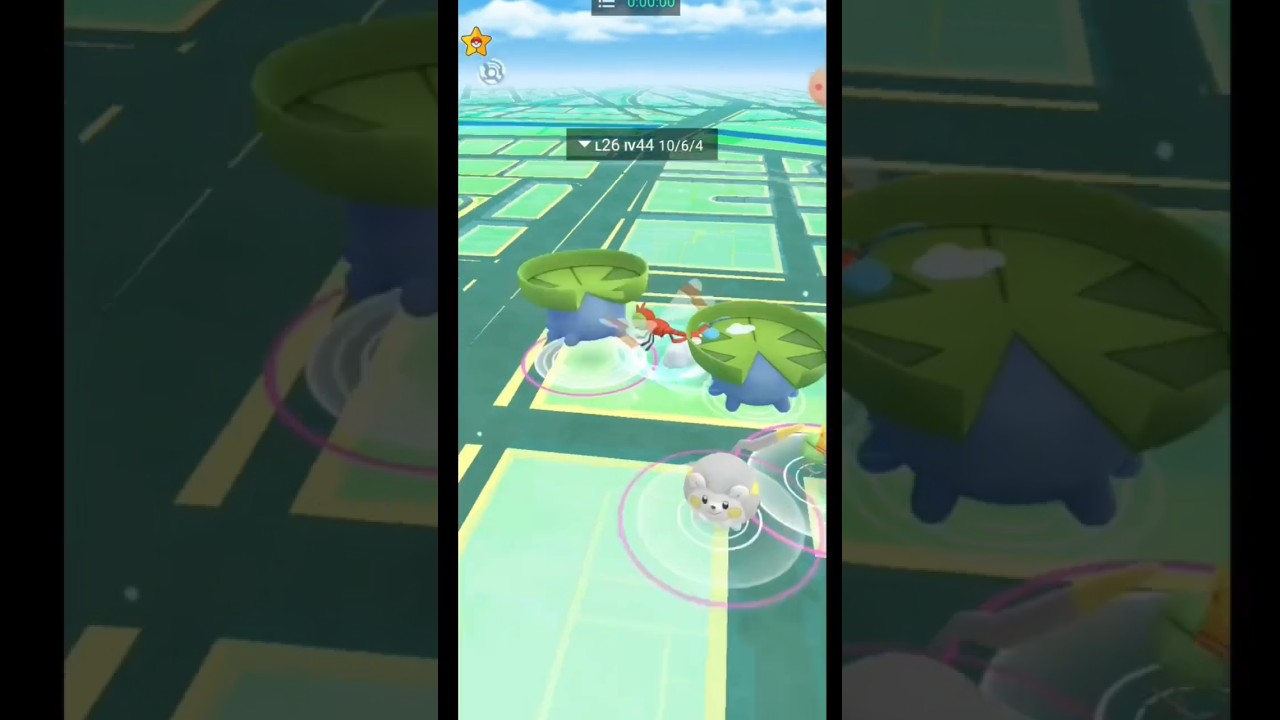 Surprised catch a shiny Swablu Pokemon#shorts