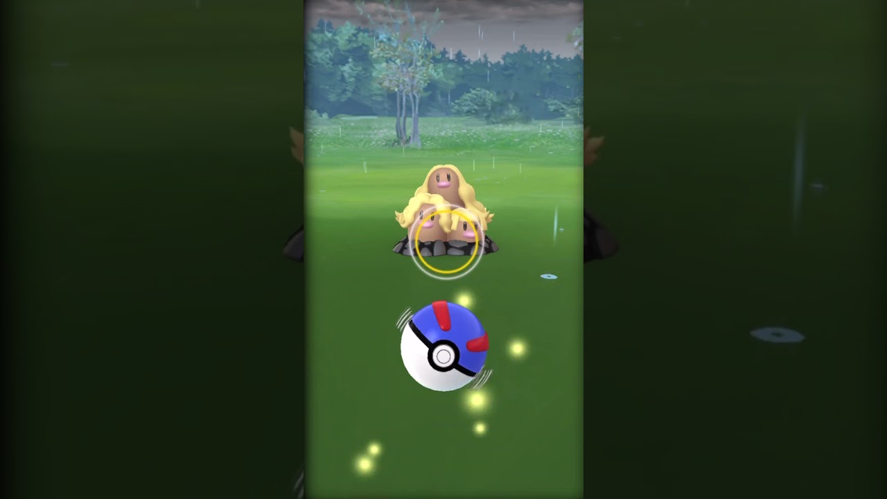 【PokemonGo/初心者】いつもと違うダグトリオに驚き動揺を隠せず外しまくってしまう...　（※本当は普段からこんな感じ）　#shorts 【Vtuber/甘衣ふれじぇ】