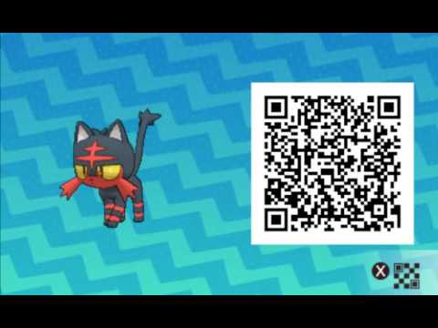 ポケモンサンムーン図鑑ニャビーQRコード表示テスト