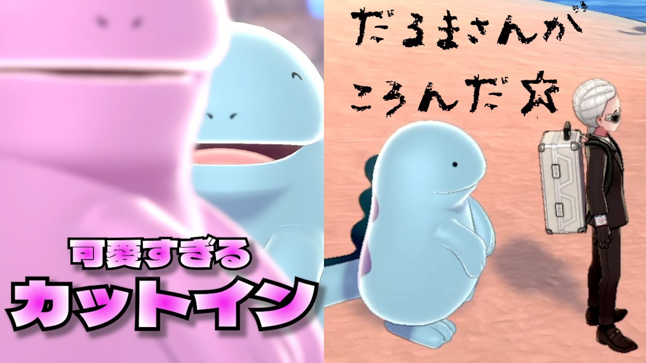 久しぶりにガラルのヌオーと遊んだらやっぱり可愛かったです【ポケモン剣盾】