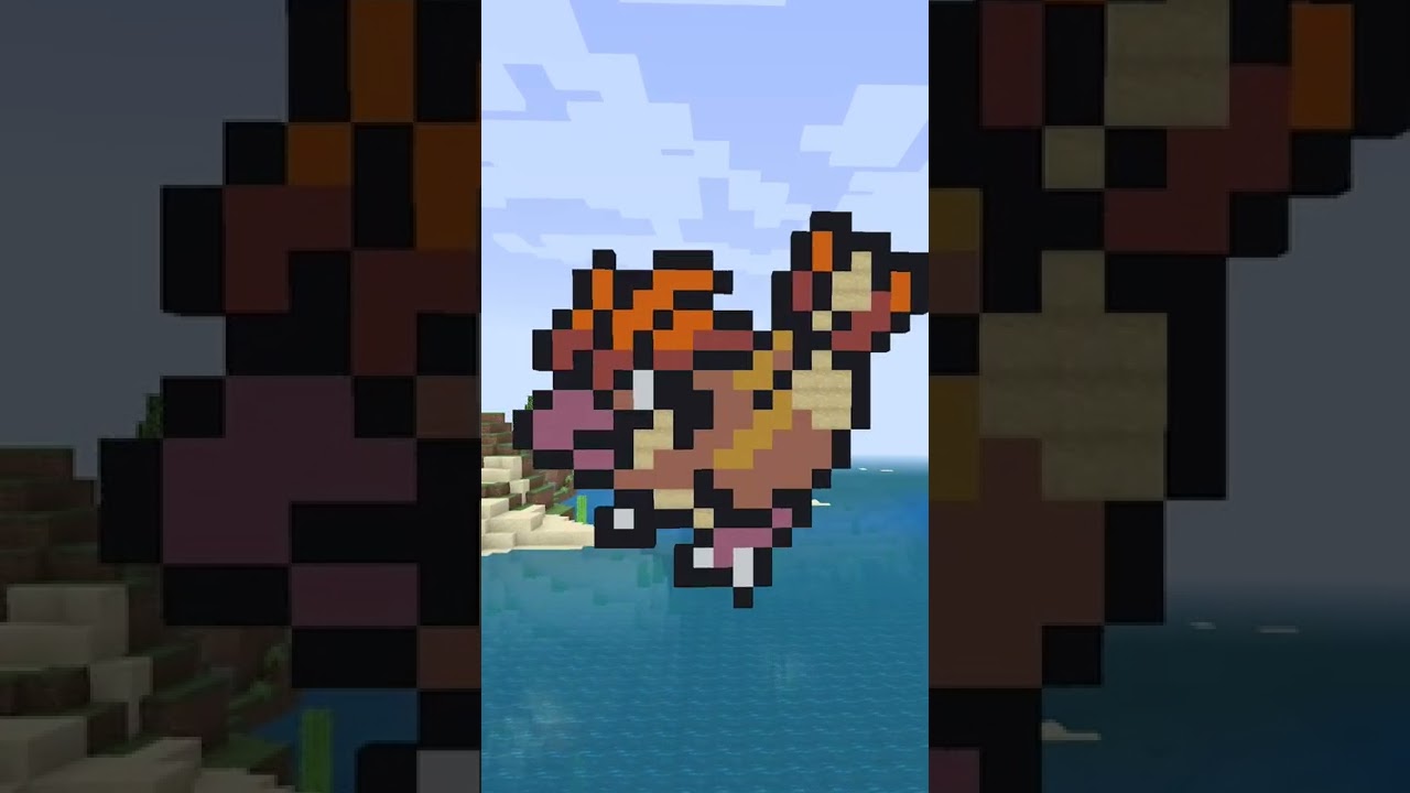 ピジョンのエサ。#shorts  【マイクラ ポケモンドット絵】【ポケモン雑学/考察】