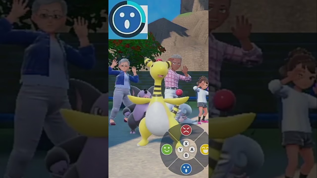 【デンリュウ】ポケモンエクササイズ【パルデア図鑑No103】#Shorts