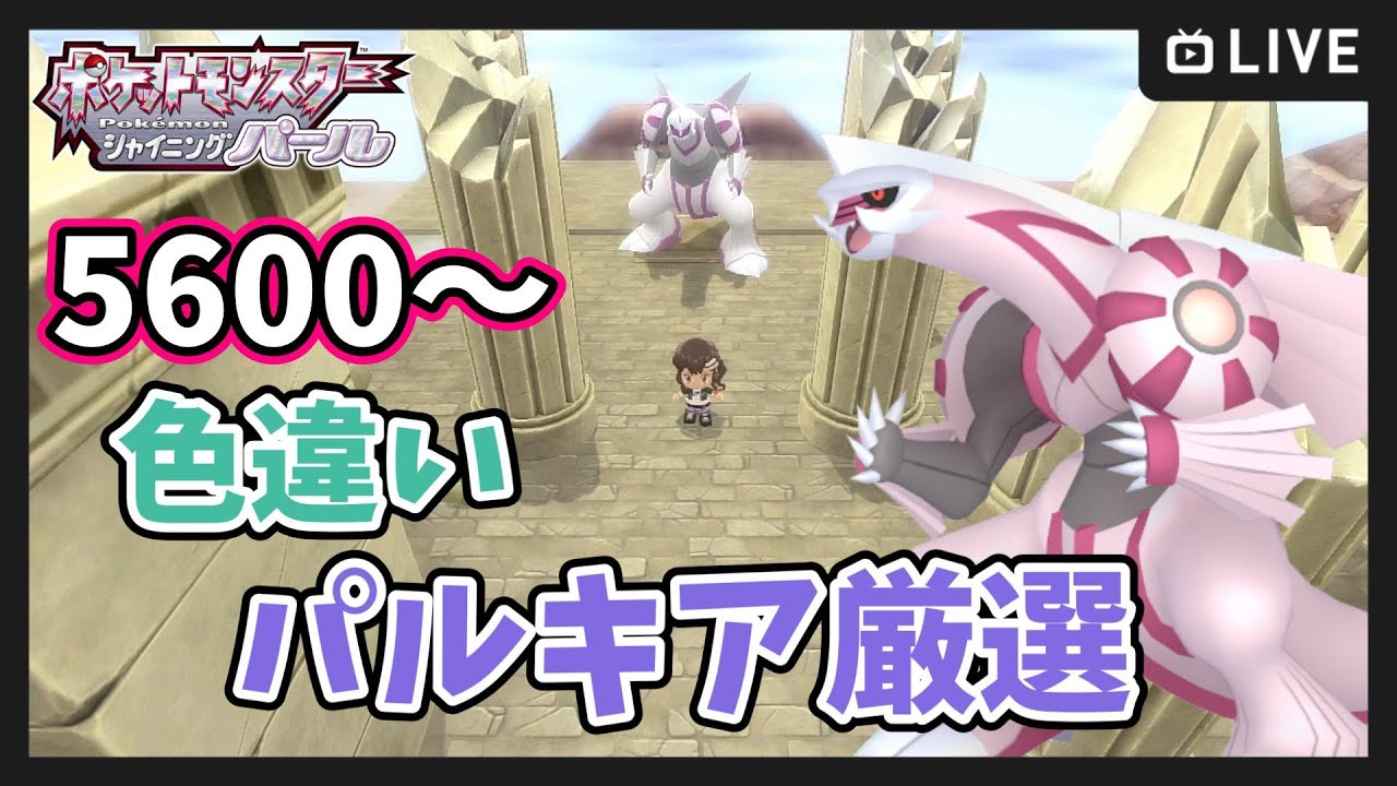 【ダイパリメイク】色違いパルキアから逃げるな 5600回～【BDSP】