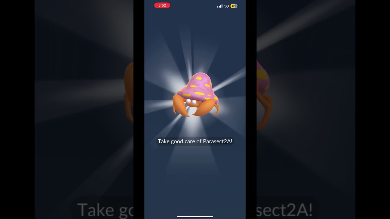 Pokémon Go! Legacy Move! #parasect #pokemongo #pokemongotrader #pokemongoshorts #luckytrade #magical