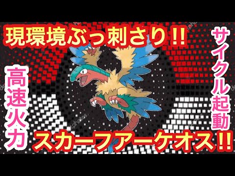 【ポケモンUSUM】環境刺しスカーフアーケオス‼︎ 【ウルトラサン/ウルトラムーン】