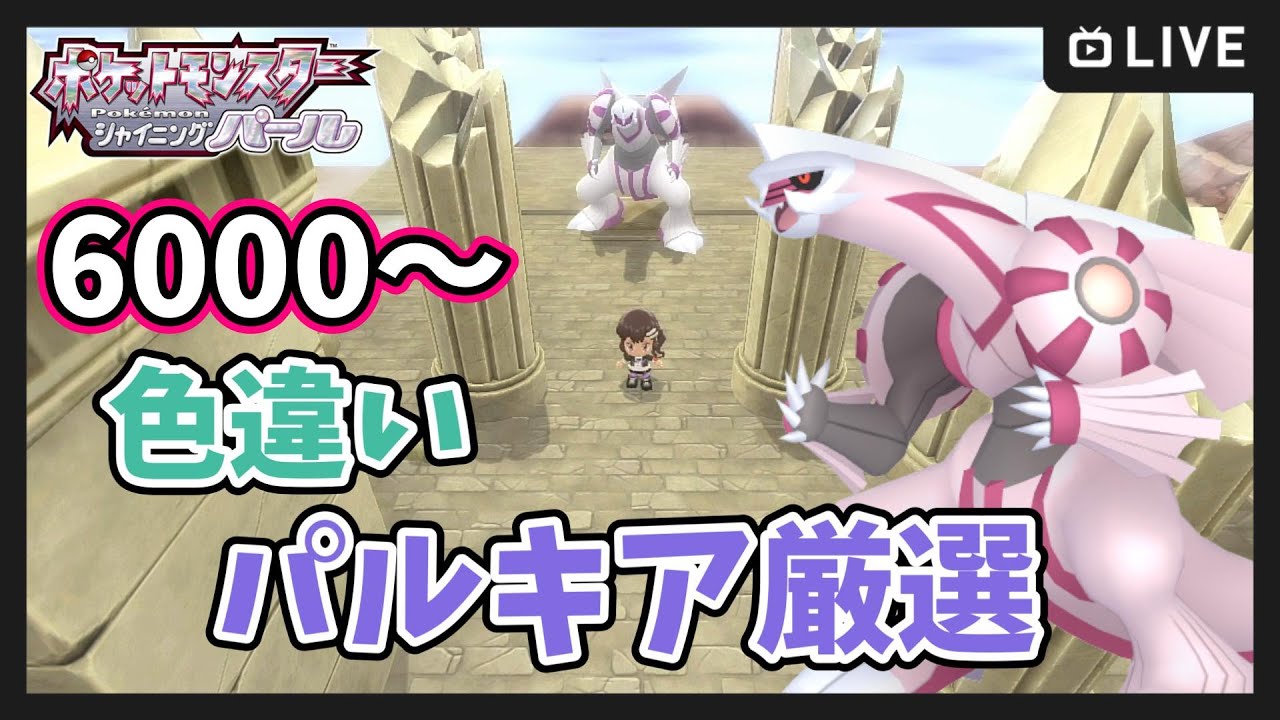 【ダイパリメイク】色違いパルキア厳選 6000回～【BDSP】