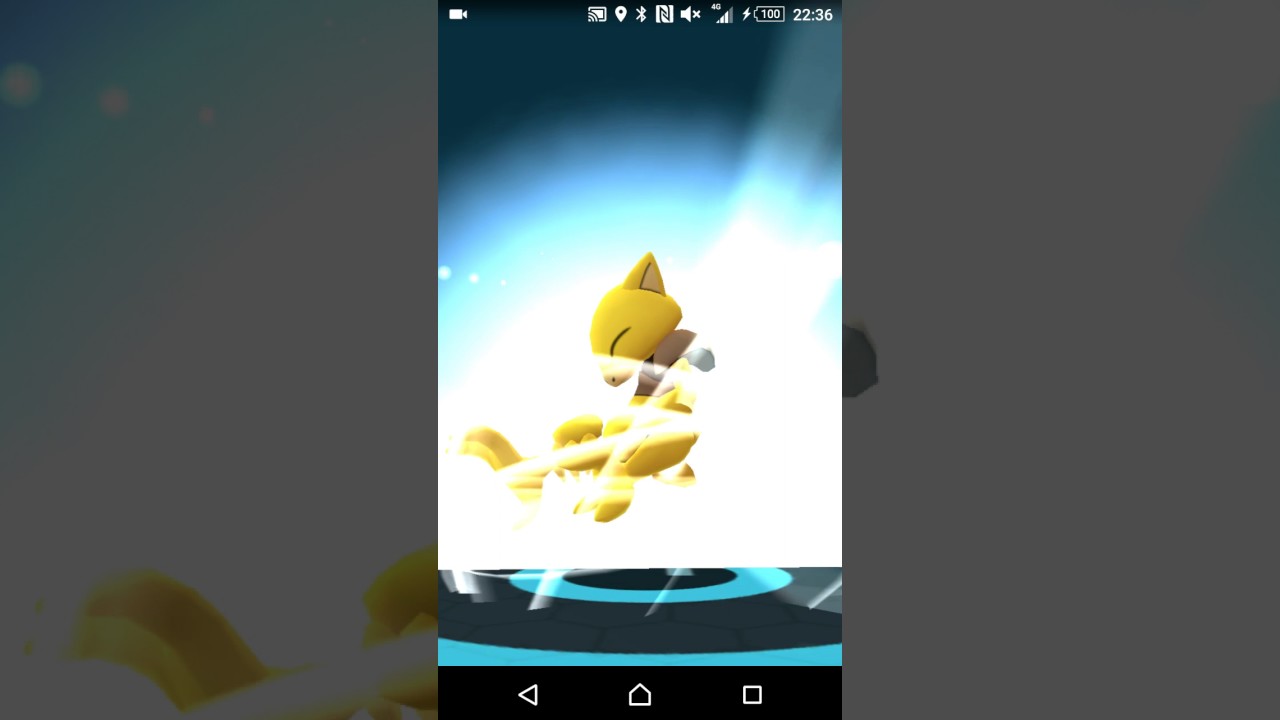 ポケモンGO ケーシィを進化してみた