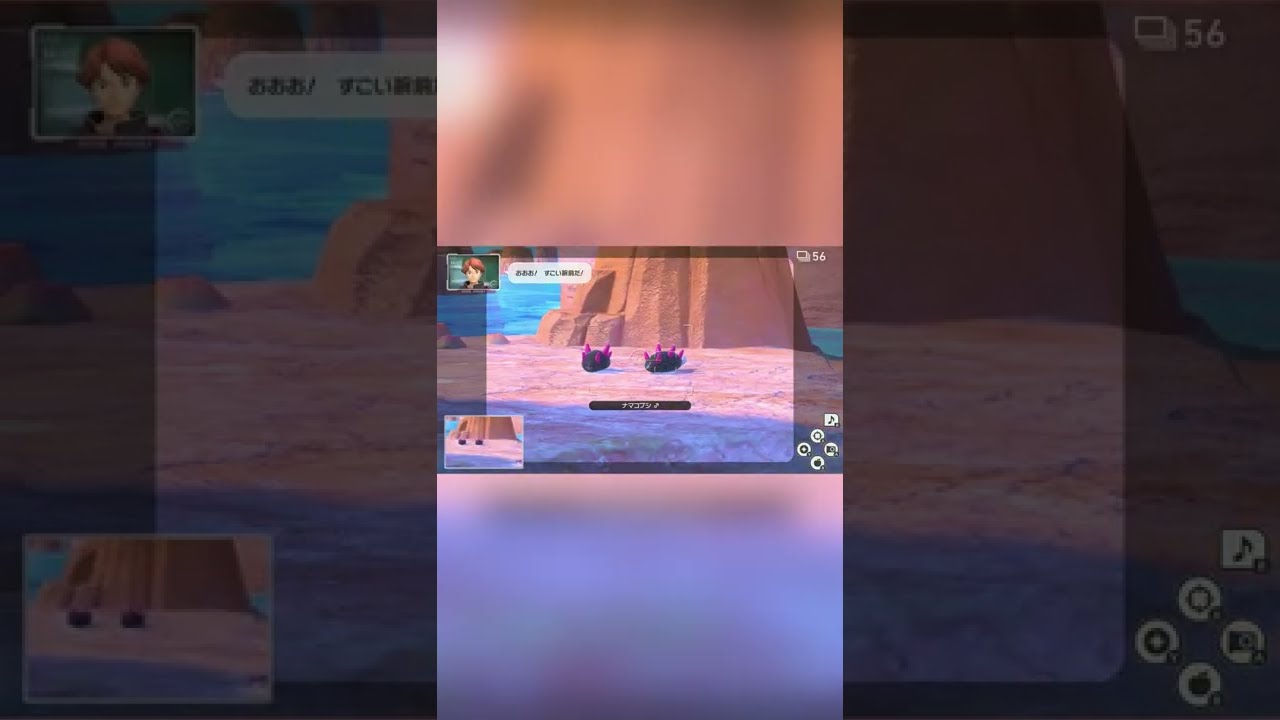 【Newポケモンスナップ NEW POKÉMON SNAP】ナマコブシの食べ方が意外過ぎて。 #shorts