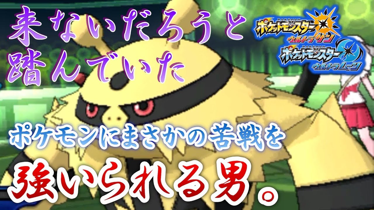 【ポケモンUSUM】エレキブルにまさかの苦戦を強いられる男。【ウルトラサン/ウルトラムーン】