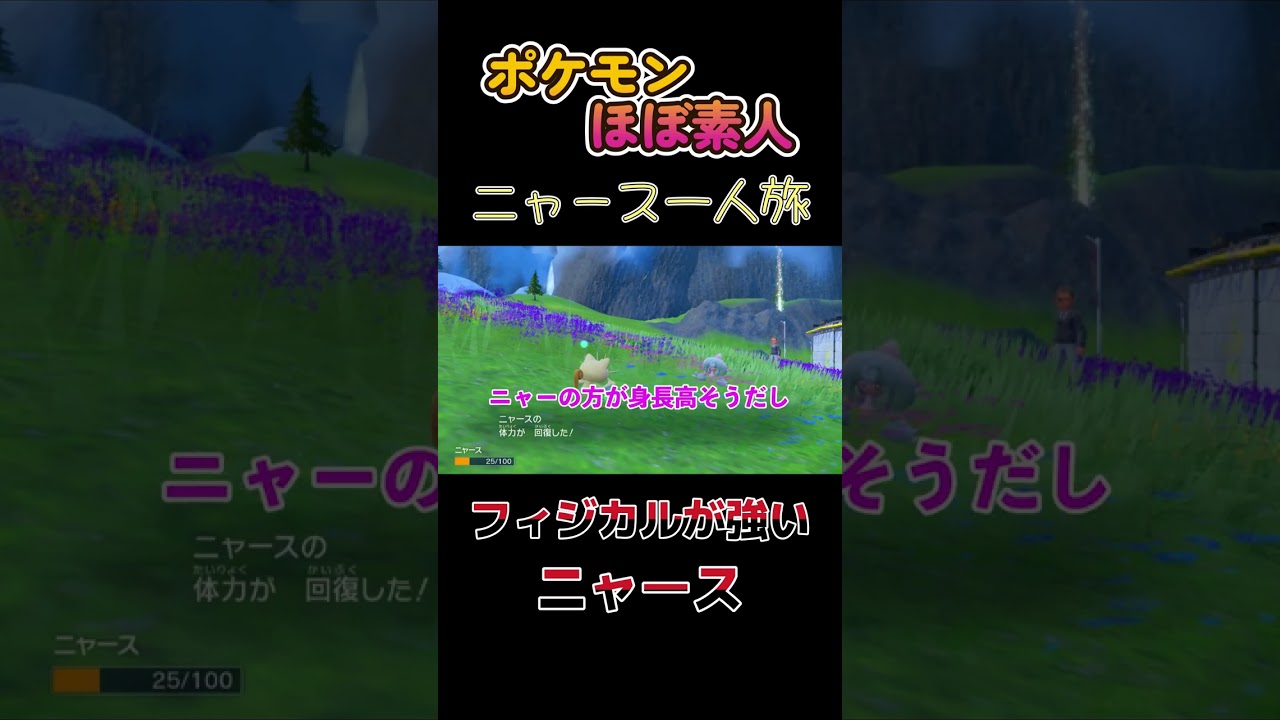 【ポケモンSVニャース一人旅、フィジカルが強いニャース】