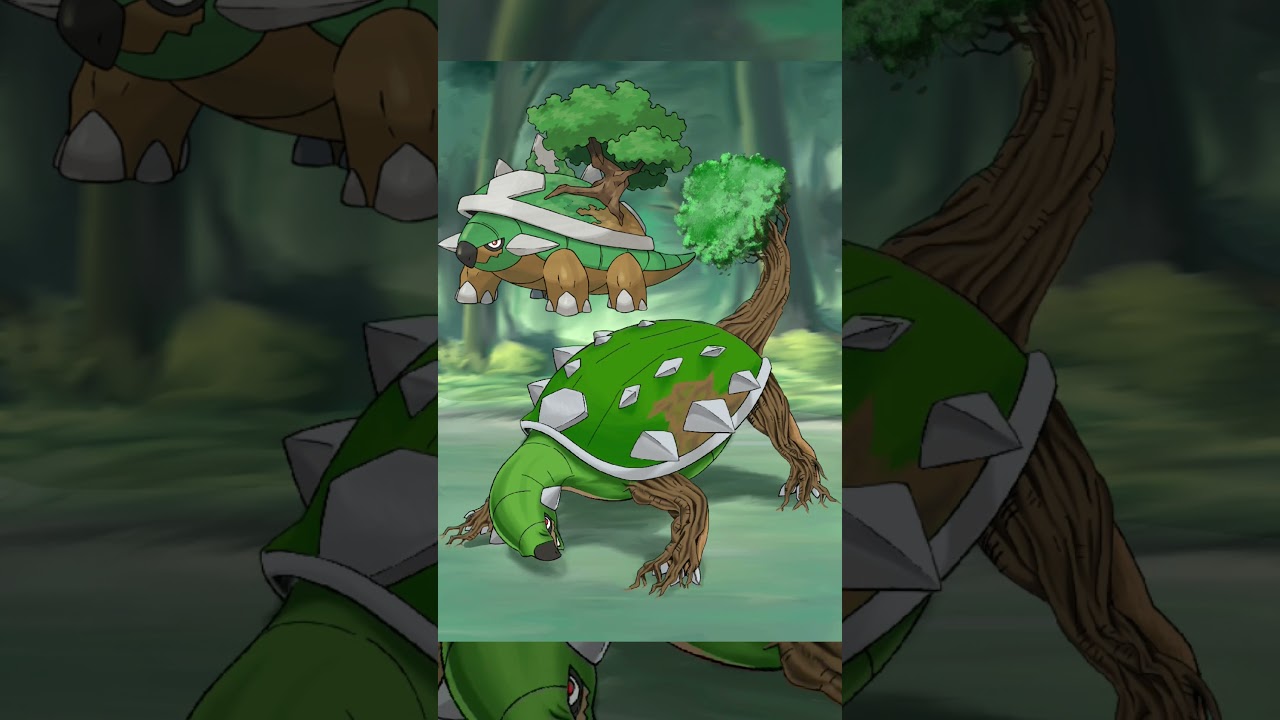 アンキロサウルス風【ドダイトス】描いてみた Remodeled Torterra