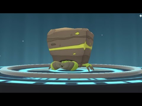 ポケモンgo 野生の色違いイシズマイゲットチャレンジ　色違いイワパレスに進化させてみた